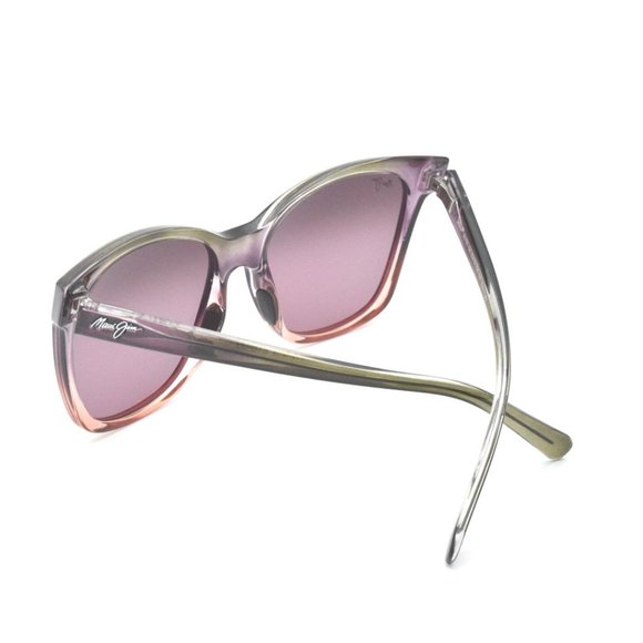 Maui Jim Alekona MJ793 09C Mossy w/Blue & Peach / Maui Rose Polarized